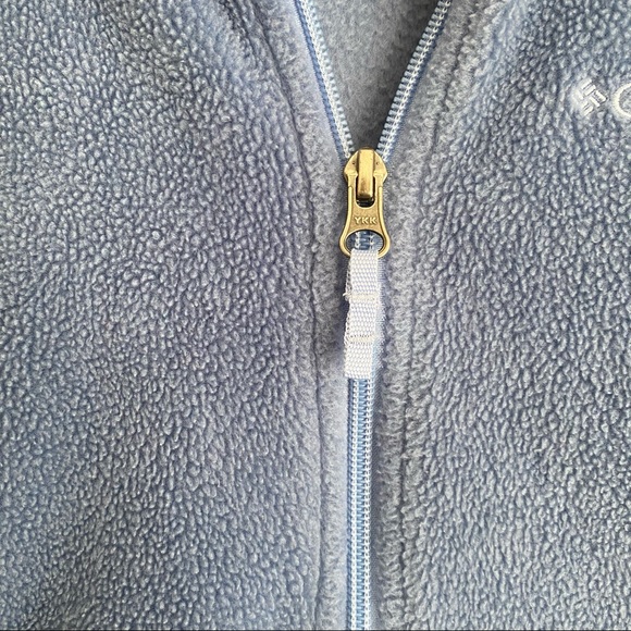 Columbia Lavender Purple Zip Up Fleece Jacket Girl’s Size Medium 10/12 - Picture 4 of 10